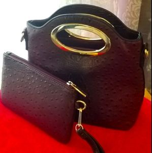 Clutch with matching purse